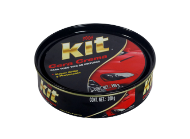 kit cera Crema 200gr para autos