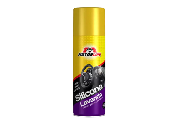 Silicona Spray aroma Lavanda 450 cc Motorlife