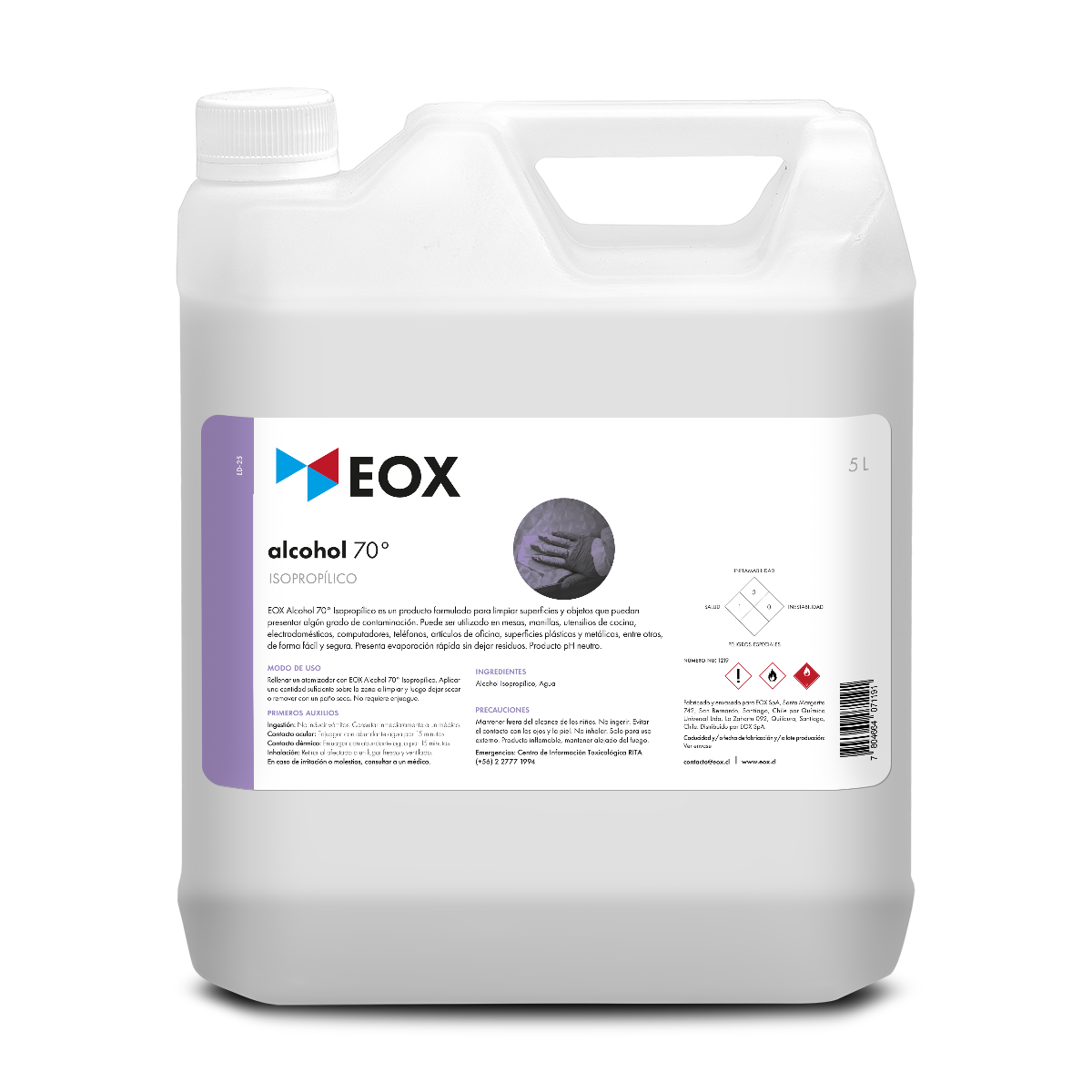 Alcohol 70° | Isopropílico s/ ISP