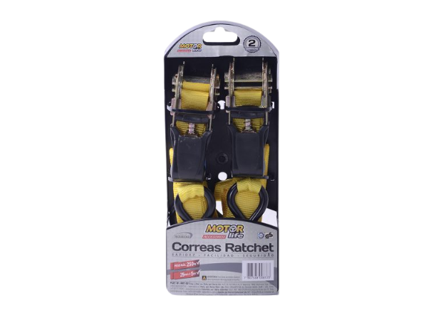Set 2 Correas Ratchet 5 mts c/u