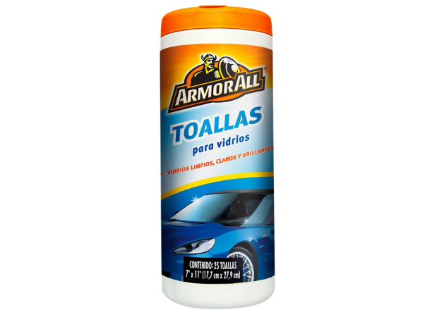 Toallas para Vidrios 25u para autos