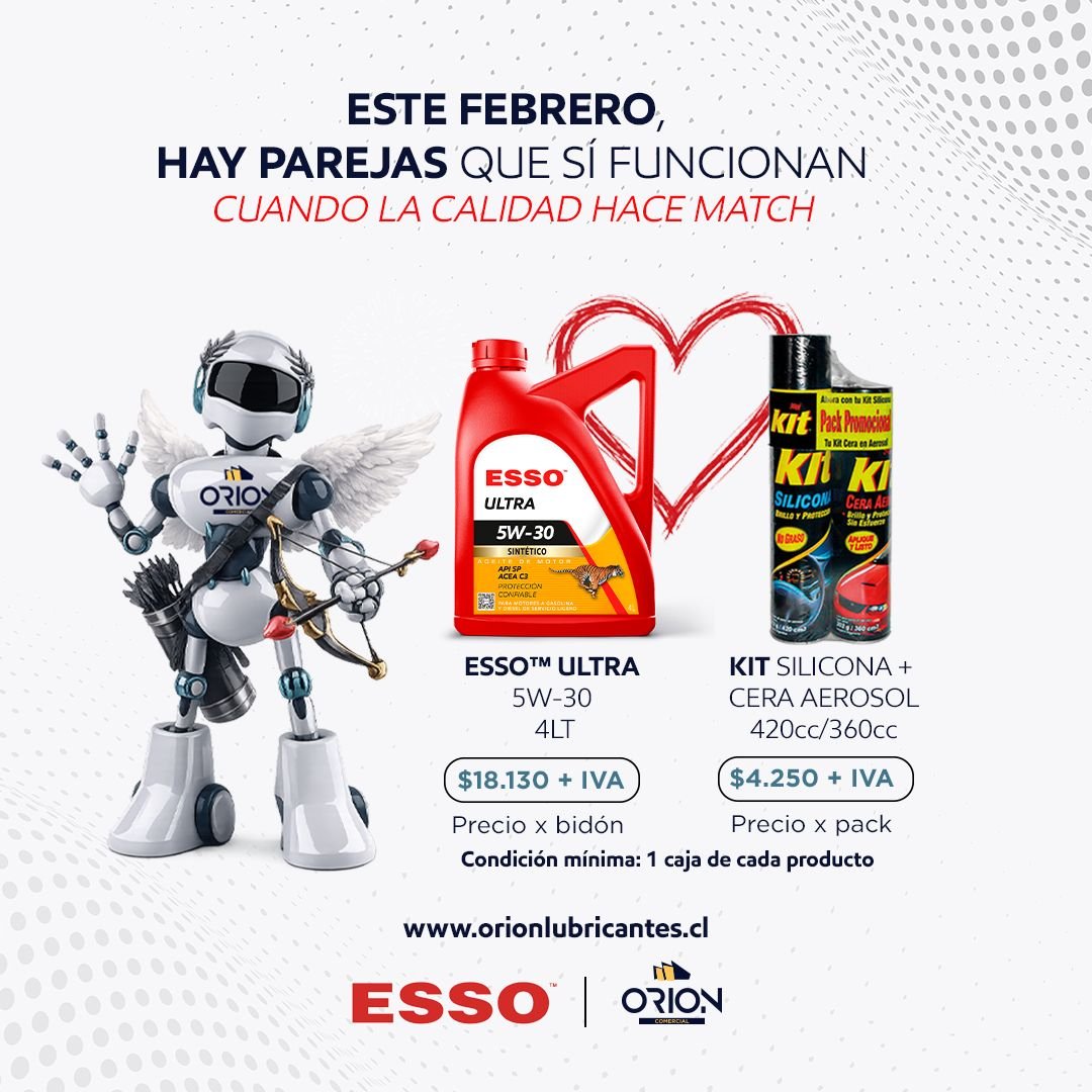 Esso Ultra 5W-30, 4LT + Pack silicona + cera Kit