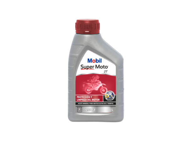 MOBIL SUPER MOTO 2T, 1/2 LT