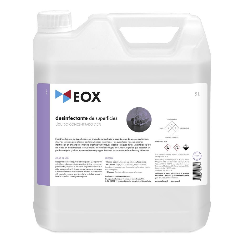 Desinfectante de Superficies | Concentrado 7,5%