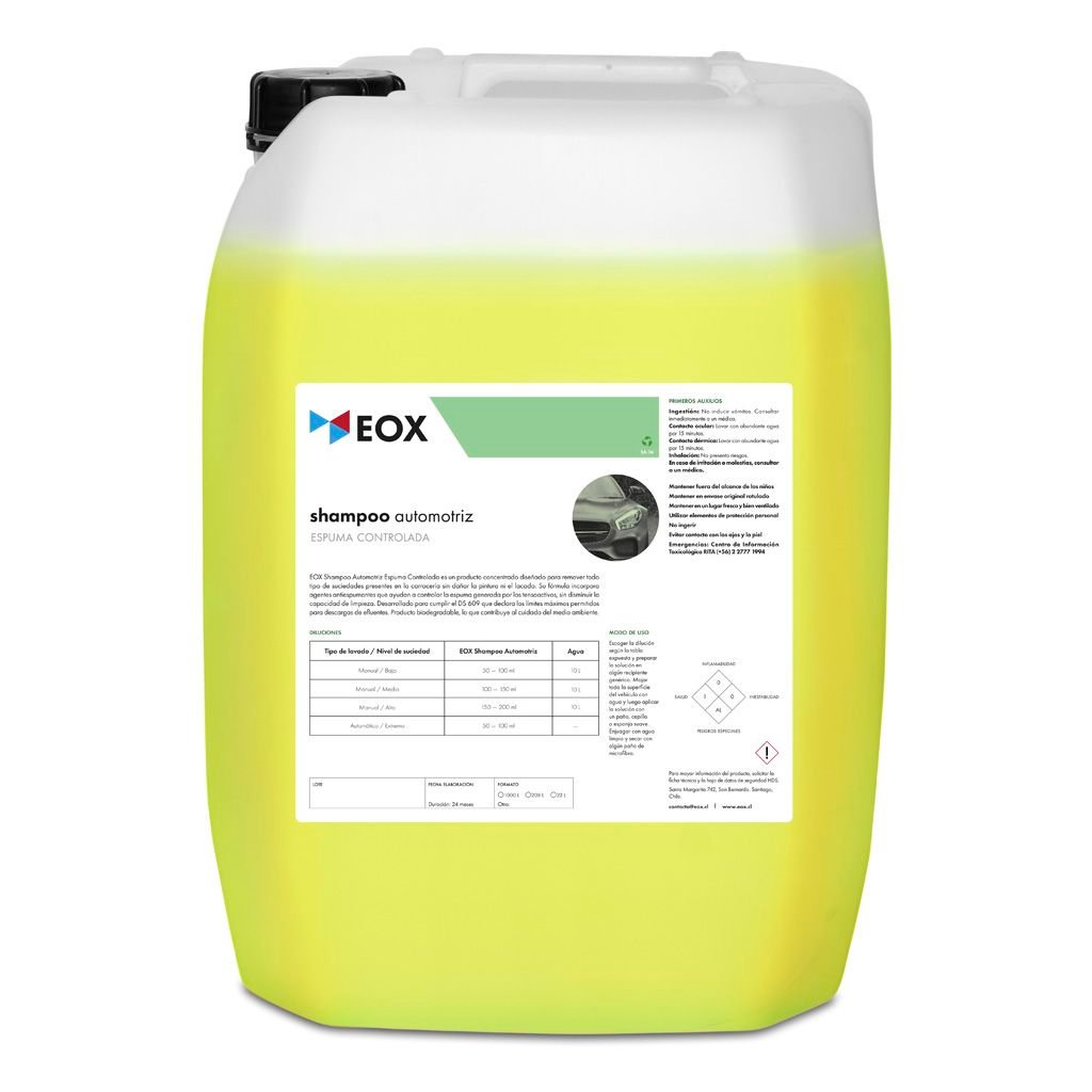 Shampoo Automotriz | Espuma Controlada