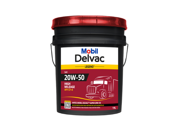 M DELVAC LEGEND 20W-50 HIGH MILEA, 19L  (EX Mobil Delvac Super 20W-50)