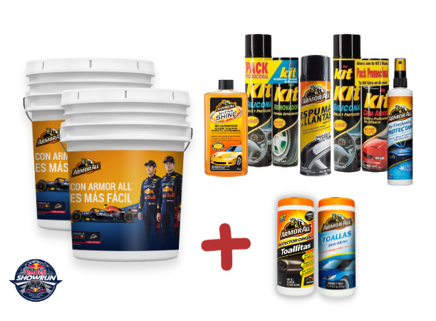 Armorall + Kit, de REGALO 2 baldes + 2 Set Toallitas de REGALO
