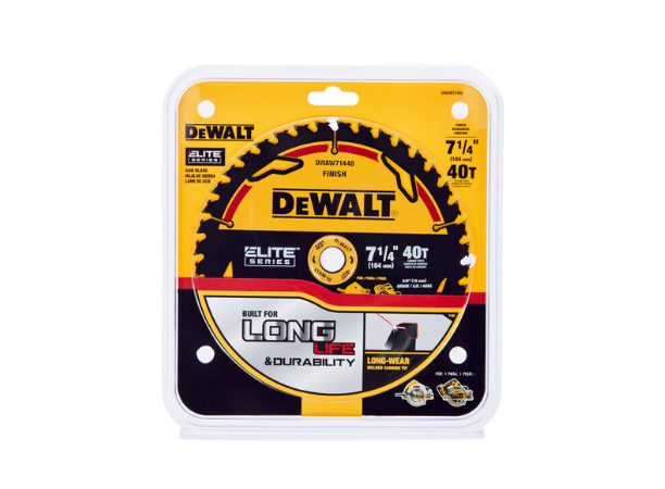 DISCO SIERRA ELITE DEWALT 7 1/4IN 40T CORTE MEDIO  DeWalt